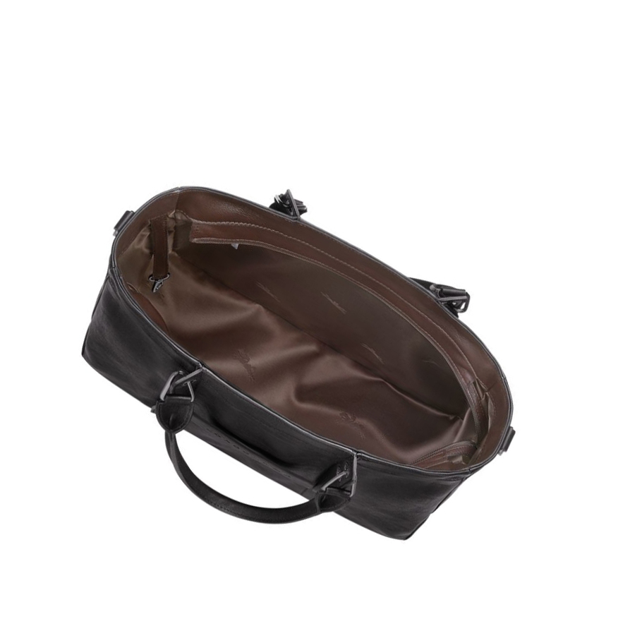 Longchamp 3D M Donna Borse A Mano Nere | RYLF-97482