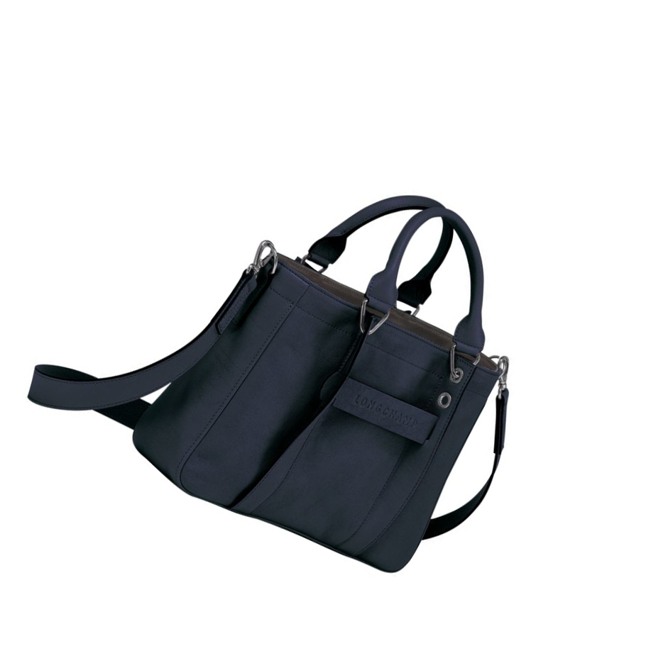 Longchamp 3D S Donna Borse A Mano Blu | VUEJ-32968