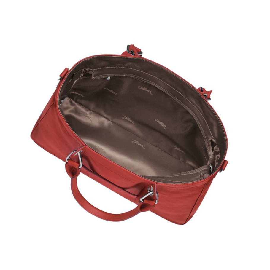Longchamp 3D S Donna Borse A Mano Rosse | JSAK-81732