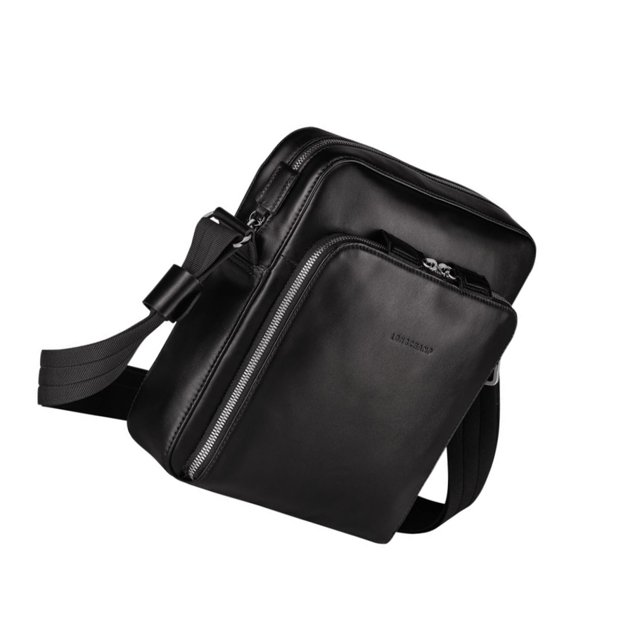 Longchamp Baxi M Uomo Borse Crossbody Nere | UQLE-74638