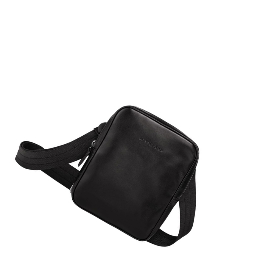 Longchamp Baxi S Uomo Borse Crossbody Nere | DUES-69145