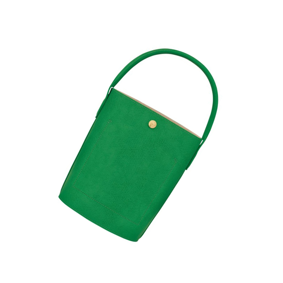 Longchamp Cuir De Russie Donna Borse A Mano Verdi | TXPK-15478