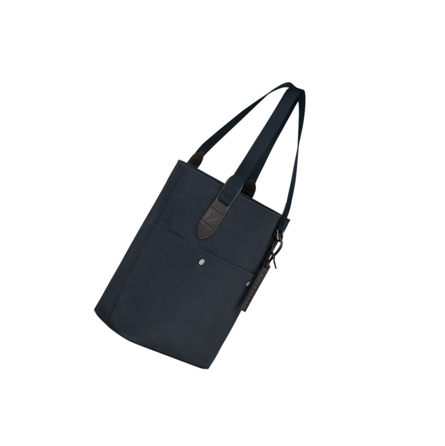 Longchamp Gabin Donna Borse A Mano Blu Marino | BWRJ-83264