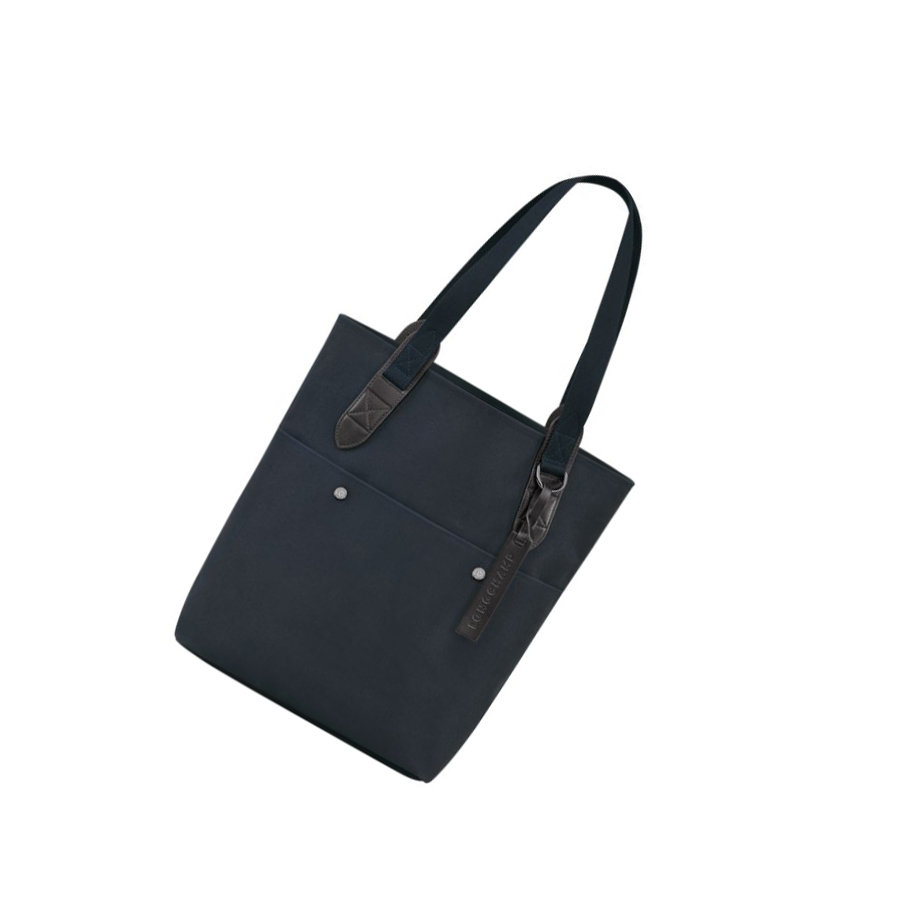 Longchamp Gabin Donna Borse A Mano Blu Marino | BWRJ-83264