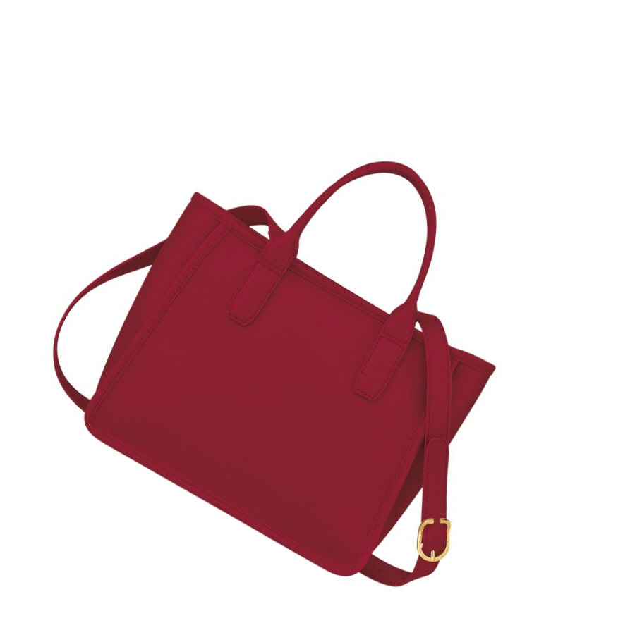 Longchamp Le Foulonné Donna Borse A Mano Rosse | LQRU-69031