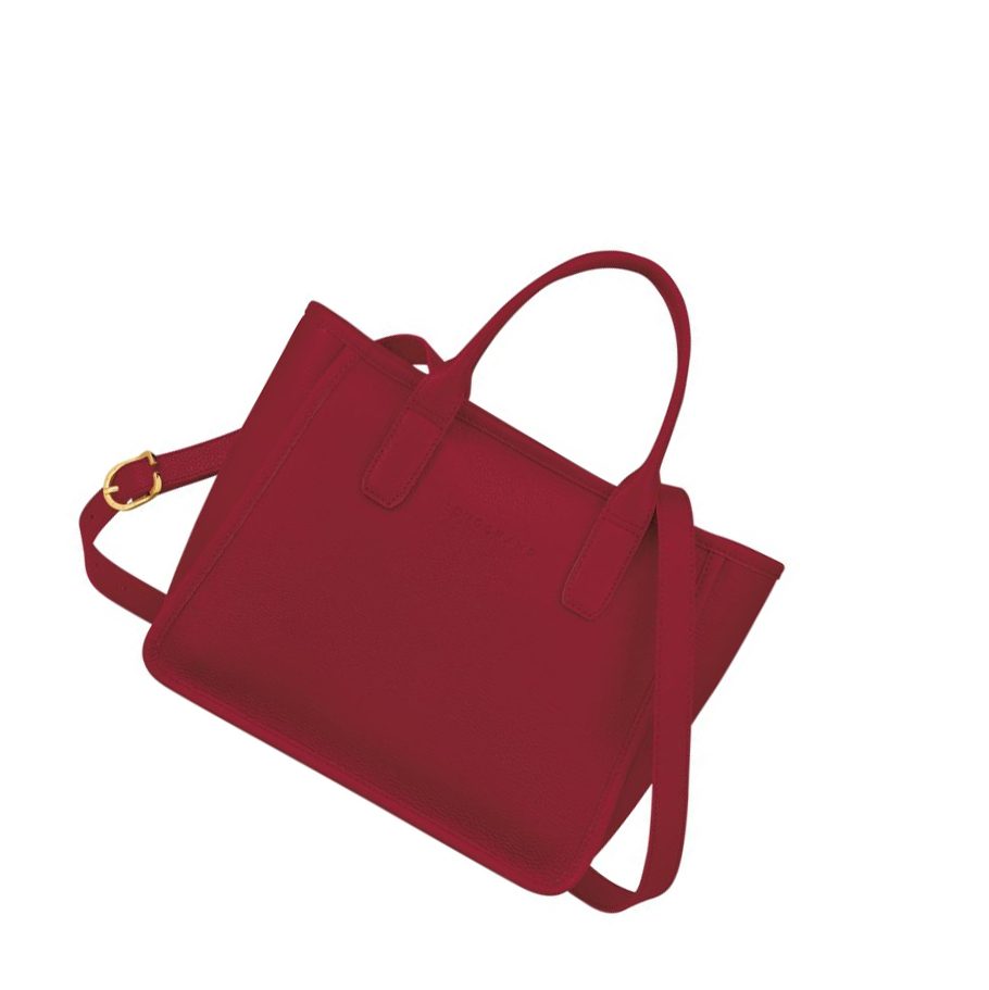 Longchamp Le Foulonné Donna Borse A Mano Rosse | LQRU-69031