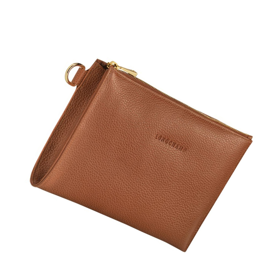 Longchamp Le Foulonné Donna Pochette Marroni | WKGL-86513