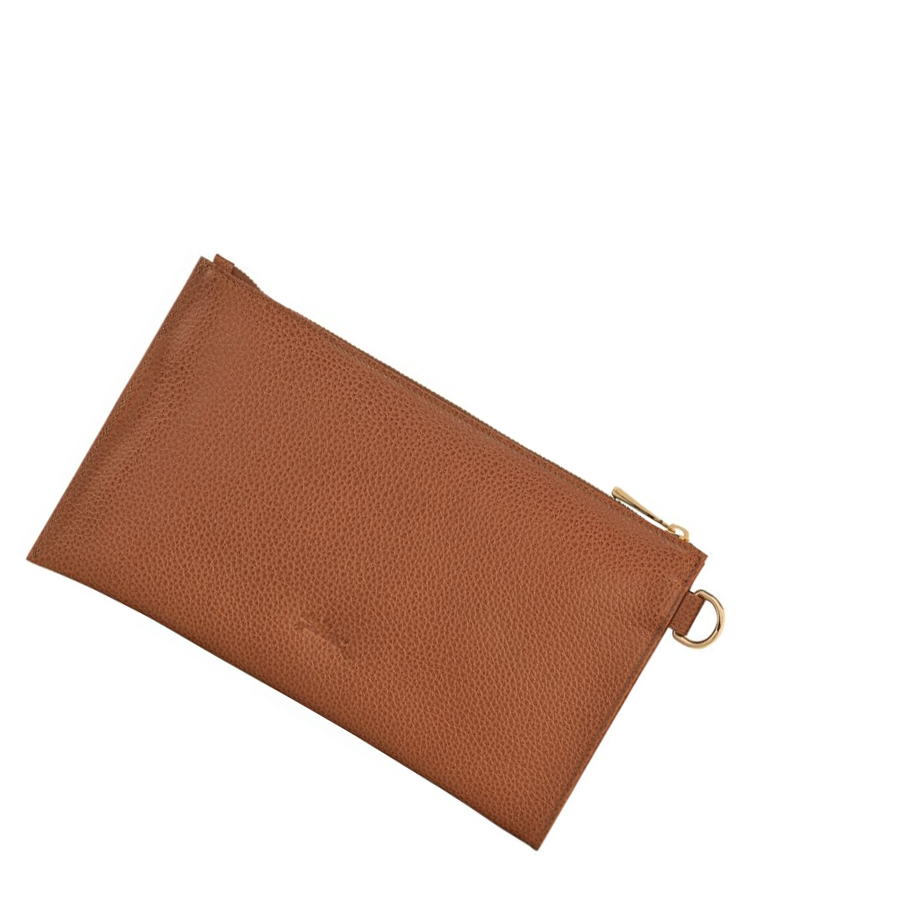 Longchamp Le Foulonné Donna Pochette Marroni | WKGL-86513