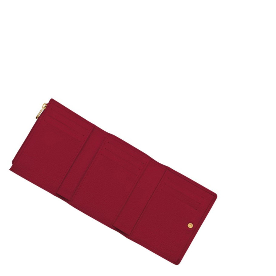 Longchamp Le Foulonné Donna Portafogli Rosse | YNMA-50723