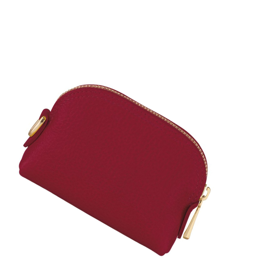 Longchamp Le Foulonné Donna Portamonete Rosse | CRBU-89357
