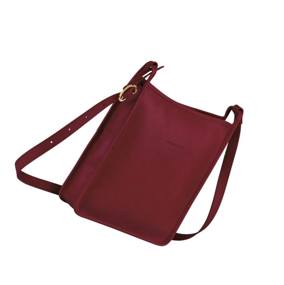 Longchamp Le Foulonné L Donna Borse Crossbody Rosse | RBLH-70834