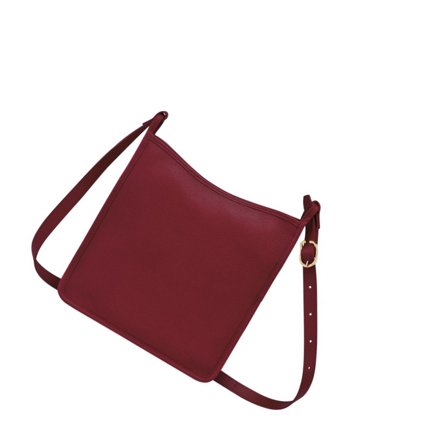 Longchamp Le Foulonné L Donna Borse Crossbody Rosse | RBLH-70834