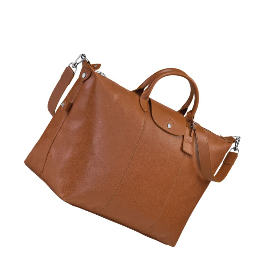 Longchamp Le Foulonné L Donna Borse Da Viaggio Marroni | XJIM-76324