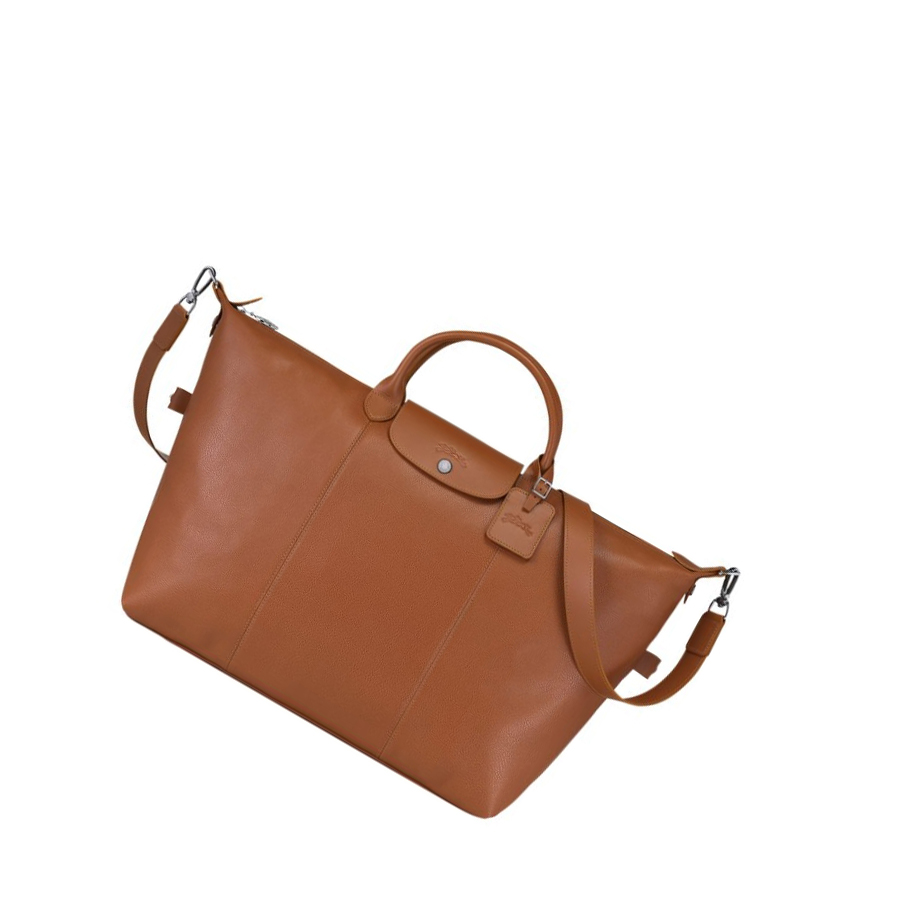 Longchamp Le Foulonné L Donna Borse Da Viaggio Marroni | XJIM-76324