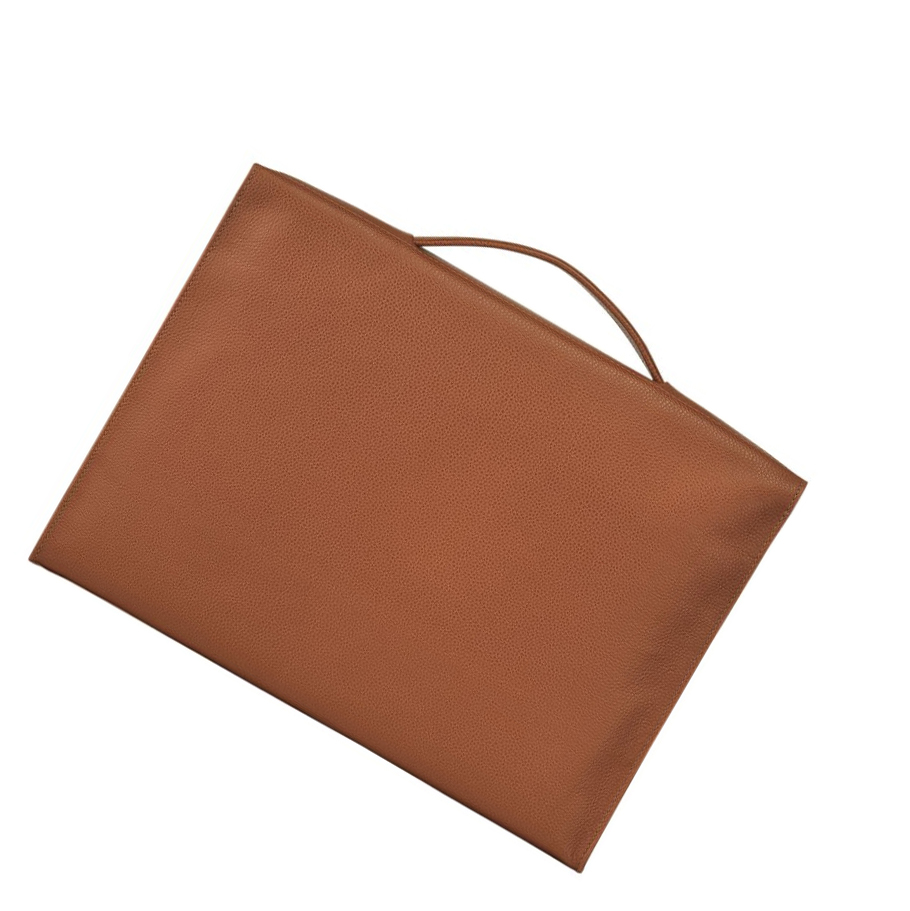 Longchamp Le Foulonné S Uomo Valigie Marroni | LECK-62034