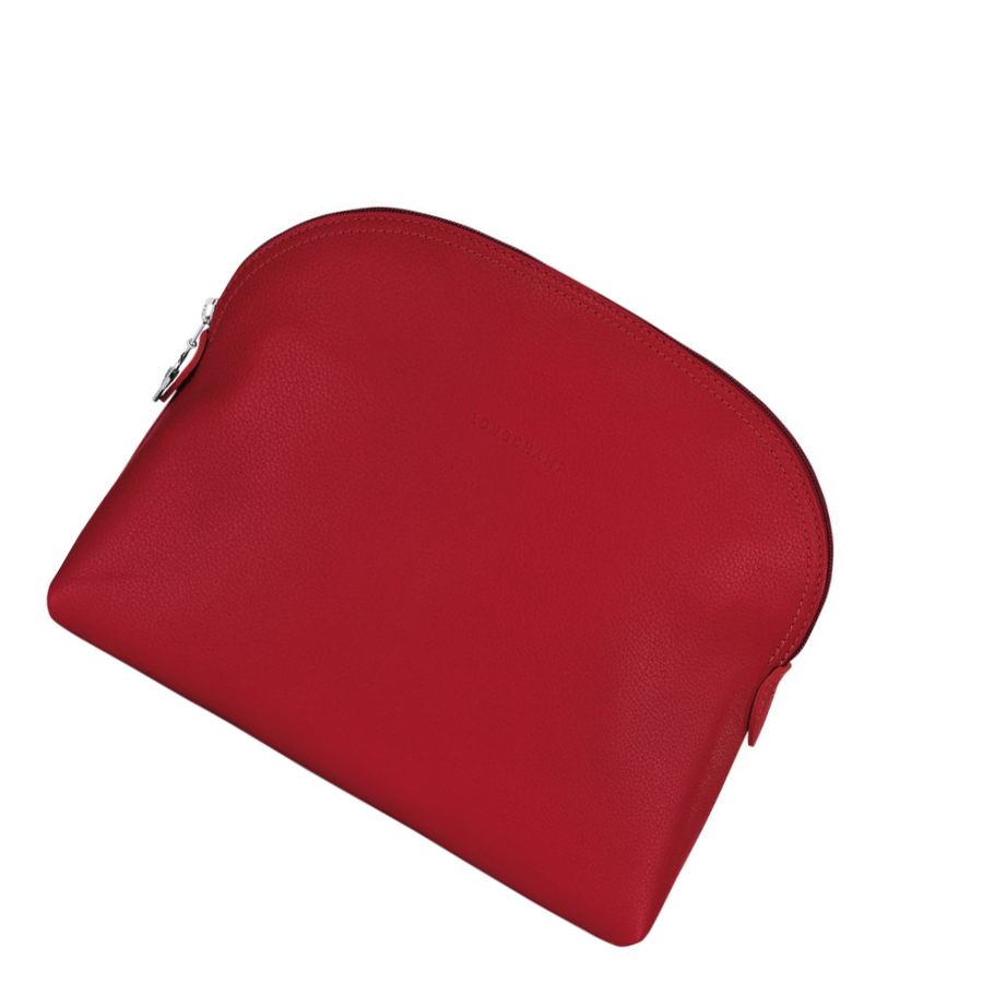 Longchamp Le Foulonné Uomo Borse Da Toilette Rosse | BNGL-98714
