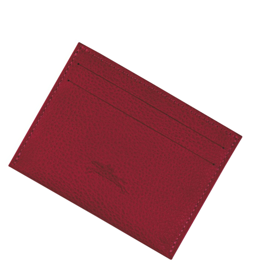 Longchamp Le Foulonné Uomo Portacarte Rosse | OJYA-72569