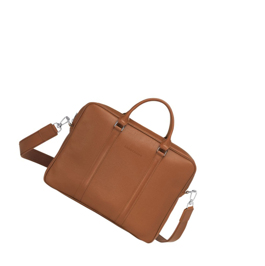 Longchamp Le Foulonné XS Uomo Valigie Marroni | MIQK-60384