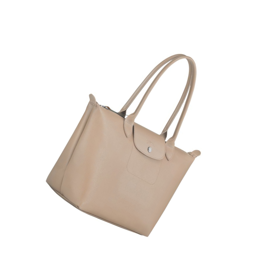 Longchamp Le Pliage City S Donna Borse Shopper Beige | IJDU-72185