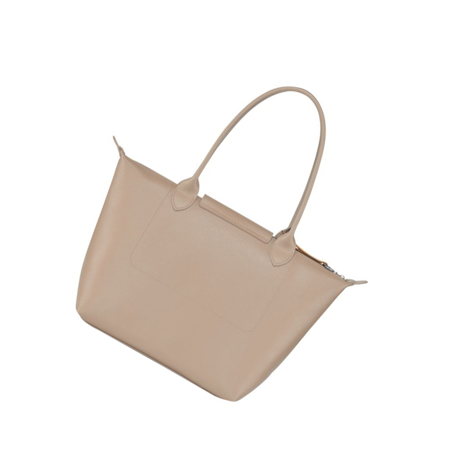 Longchamp Le Pliage City S Donna Borse Shopper Beige | IJDU-72185