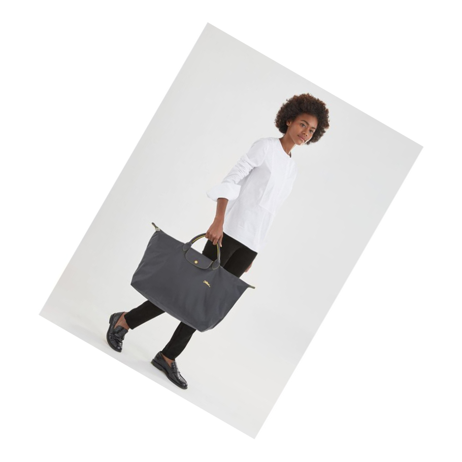 Longchamp Le Pliage Club L Donna Borse Da Viaggio Grigie | AMDB-74086