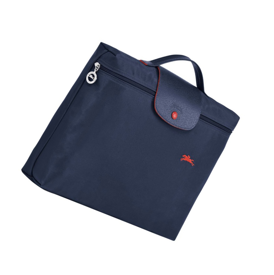Longchamp Le Pliage Club S Uomo Valigie Blu Marino | YSTK-46179