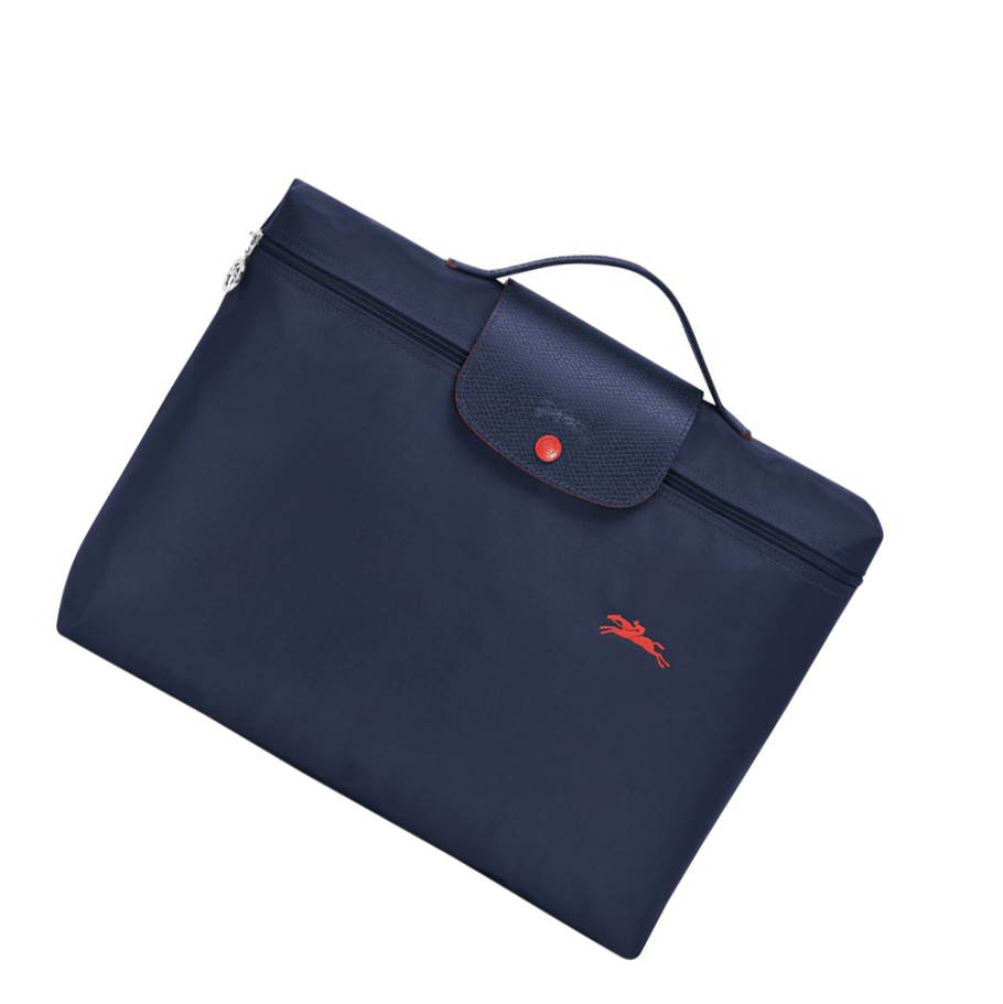 Longchamp Le Pliage Club S Uomo Valigie Blu Marino | YSTK-46179
