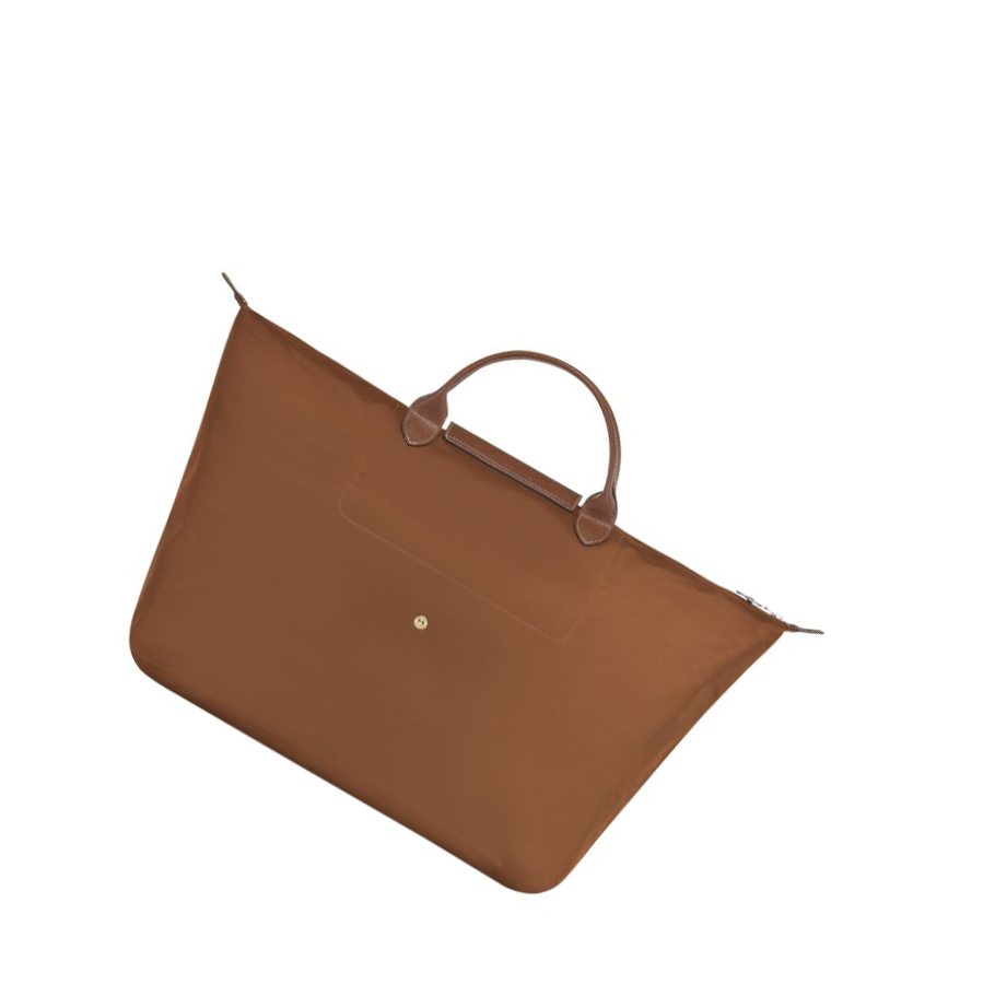Longchamp Le Pliage L Donna Borse Da Viaggio Marroni | OAJX-30279