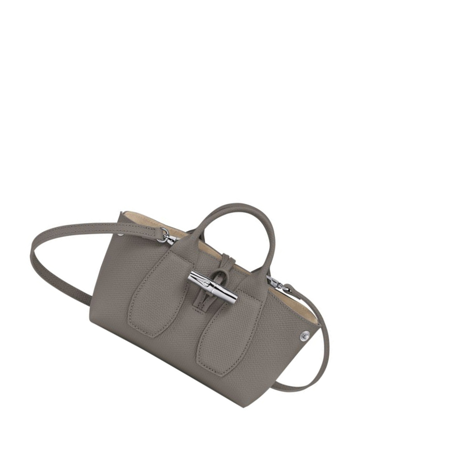 Longchamp Roseau XS Donna Borse A Mano Grigie | GYDO-03978
