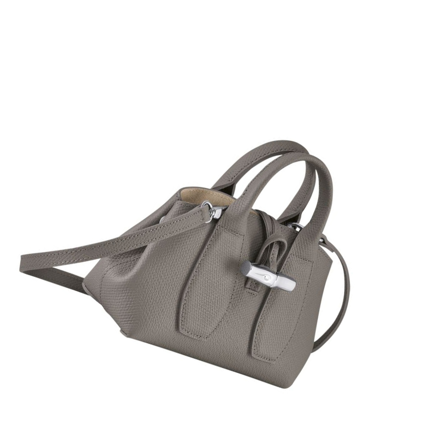 Longchamp Roseau XS Donna Borse A Mano Grigie | GYDO-03978