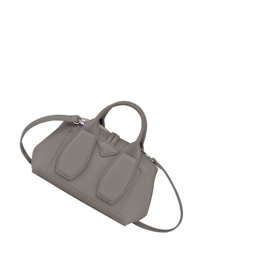 Longchamp Roseau XS Donna Borse A Mano Grigie | GYDO-03978