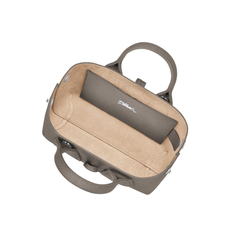 Longchamp Roseau XS Donna Borse A Mano Grigie | GYDO-03978
