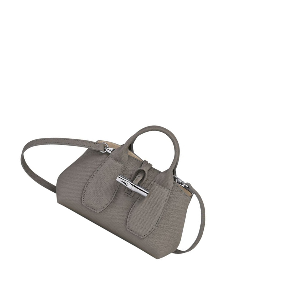 Longchamp Roseau XS Donna Borse A Mano Grigie | GYDO-03978