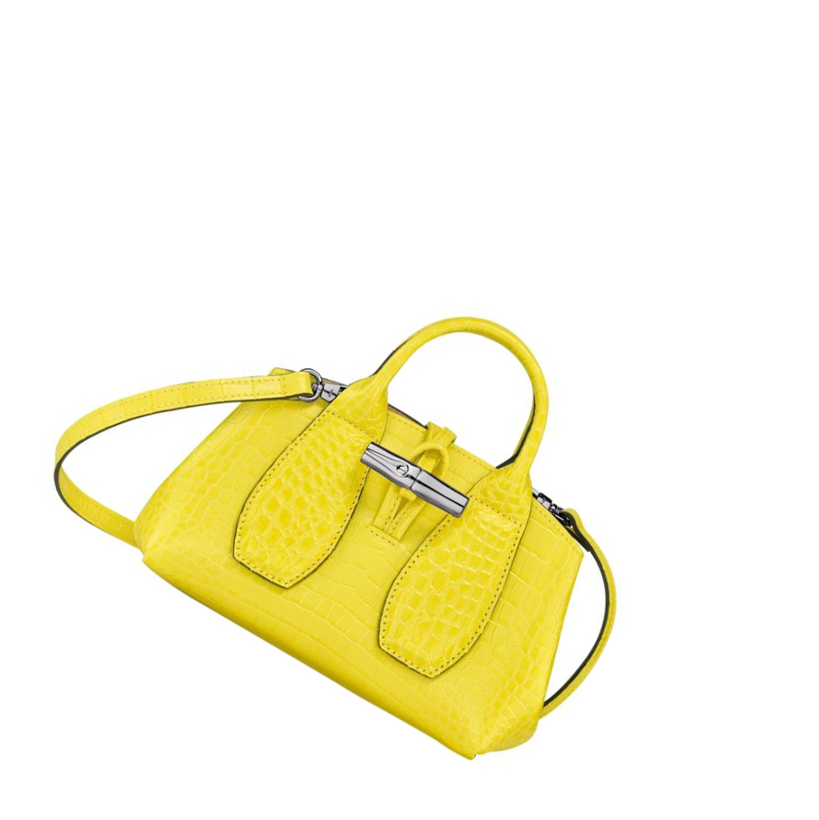 Longchamp Roseau XS Donna Borse A Mano Gialle | USEK-48360